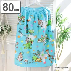巻きタオル 着丈80cm パラダイス トイストーリー バスタオル プールタオル プール タオル （ ラップタオル 着替えタオル 着替え トイ・ストーリー4 pixar キャラクター レジャー 子供 キッズ ゴム スナップボタン 小学生 園児 L ）