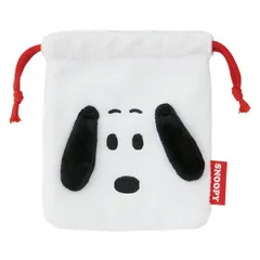 巾着袋 コップ袋 ダイカット PEANUTS スヌーピー （ SNOOPY 巾着 コップ 入れ 歯ブラシ 給食 袋 子供 キャラクター 子供用 ランチ巾着 幼稚園 保育園 入園 準備 入学 小物入れ キッズ ）