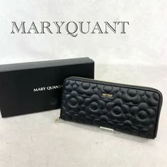 未使用 MARY QUANT キルト フォーム デイジー パース 222-911368 長財布 ロングウォレット  ブラック 箱付き レディース 鞄 _201067