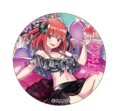 中野二乃 五等分の花嫁∽ ナイトプール トレーディング缶バッジ グッズ 五等分 缶バッジ 缶バッチ カンバッチ カンバッジ