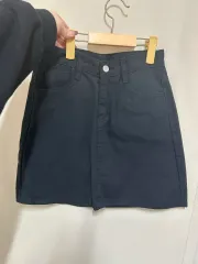 基本 Aライン ブラック スカート