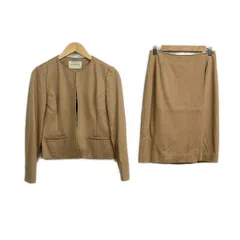 UNITED ARROWS(ユナイテッドアローズ) スカートスーツ レディース美品  - ライトブラウン