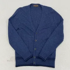 M ランチ ラムウール Vネック カーディガン 0211-2