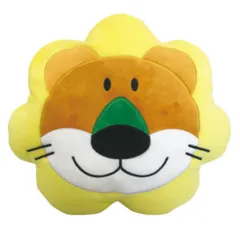 クッション たべっ子どうぶつくるりんクッション らいおん （ たべっこどうぶつ グッズ 動物 アニマル ライオン たべっこ ビスケット ビーズ 座布団 ソファクッション 枕 背もたれ インテリア 雑貨 かわいい キャラクター ）