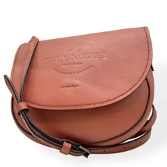 極美品　COACH コーチ　ショルダーバッグ　ハドソン　ブラウン　斜め掛け　本革