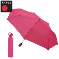 折りたたみ傘 Knirps FLOYD ピンク 自動開閉 （ クニルプス 折り畳み傘 雨傘 傘 コンパクト ワンタッチ 51.5cm おりたたみ傘 折り畳み ミニ傘 かさ シンプル 5年間保障 頑丈 軽い ）