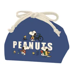巾着 ランチ巾着 スヌーピー （ SNOOPY 弁当袋 お弁当袋 給食袋 給食 袋 マチ お弁当 日本製 ランチグッズ お弁当グッズ 弁当 お弁当箱 弁当箱 弁当巾着 小物入れ レトロ ）