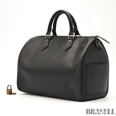 LOUIS VUITTON ルイ・ヴィトン エピ スピーディ30 M59022 バッグ ハンドバッグ ミニボストン ノワール レディース パドロック 鍵