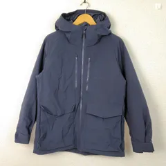 UNIQLO ユニクロ ダウンジャケット フルジップ ネイビー Mサイズ メンズ 古着 アウトドア シンプル