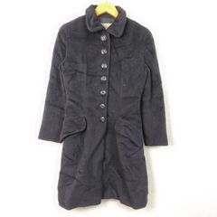 Mademoiselle Dior coat, plain, cashmere blend, black, size L, women's, vintage, fashionable, classic.