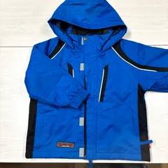 POCKET BEARジュニア　スキーウェア　上着　105～115cm　110サイズ　スキーウェア　スノーボードウェア　子供　青poke上2