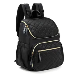 [ハルジオ] マザーズバッグ リュック マザーズリュック 軽量 大容量 マザーズバック ママバッグ マザーズ バック リュックサック カバン 黒 ブラック おしゃれ かわいい 旅行 お出かけ 通園 荷物入れ 人気 ギフト プレゼント 出産祝い 1