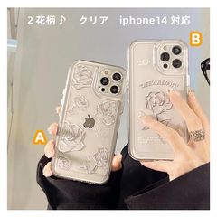 iPhone17 케이스 투명 클리어 꽃 플라워즈 로즈 iphone 케이스 iphone 커버 스마트폰 케이스 한국 스마트폰 커버 iPhone16 iPhone15 케이스 shoujike53