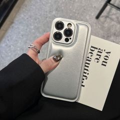추천 인기 iPhone17Pro 케이스 귀여운 부드럽고 가지고 쉬운 심플 내충격 iPhone17 케이스 충격 흡수 귀여운 유니섹스 iPhone15 케이스 남성 여성 실버 블랙 iPhone16 케이스 shoujike62