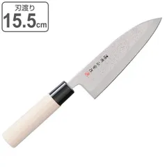 包丁 梨地仕上 出刃包丁 155mm 濃州正宗 （ 梨地 出刃 包丁 魚包丁日本製 15.5cm 木柄 天然木 白木 ステンレス ナイフ 調理器具 キッチンツール キッチン用 キッチンナイフ ）