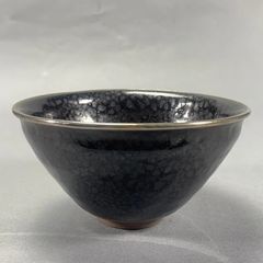 中国古窯 油滴天目茶碗 口径約12㎝ 東Y8-0522☆2F - メルカリ