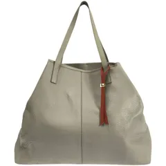 GIANNI NOTARO ジャンニ ノターロ レザートートバッグ グレー