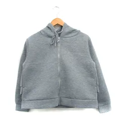 クラシカルエルフ classical elf ジップアップ パーカー フード フリル シンプル M グレー 灰 /KT6