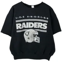 古着 80年代 チャンピオン Championトリコタグ NFL LAS VEGAS RAIDERS ラスベガスレイダース 半袖スウェットシャツ トレーナー/eaa458884