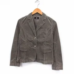 ナノユニバース nano universe ジャケット アウター テーラード コーデュロイ ポケット シンプル M グレージュ /ST51