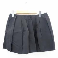 ジャーナルスタンダードレサージュ journal standard L'essage フレアスカート 無地 ミニ ショート シンプル コットン 綿 36 ブラック 黒 /MT21