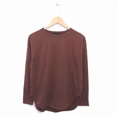 バンヤードストーム BARNYARDSTORM Tシャツ カットソー 丸首 無地 シンプル 薄手 長袖 0 茶 ブラウン /TT8