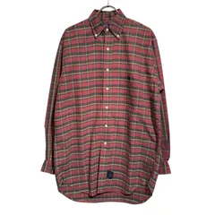 Polo by Ralph Lauren（ポロバイラルフローレン） ■ ⑤ 90s カナダ製 チェックBDシャツ メンズ レッド S