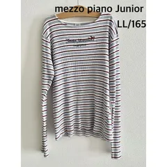mezzo piano Junior　メゾピアノジュニア　カットソー　LL/165    ボーダー　コットン　カジュアル　送料込み  3407981
