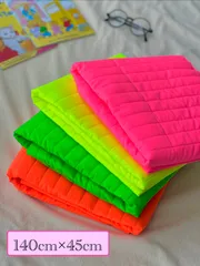 ★送料込み★ネオンカラーキルト　蛍光ヌビ