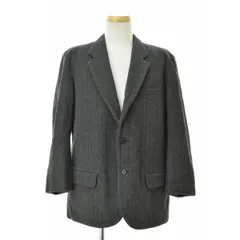 【Y'S】80s ウールヘリンボーン シングルテーラードジャケット