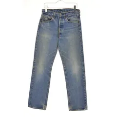 【LEVIS】80s USA製 501 黒カン 内股シングル 脇割りデニムパンツ