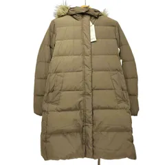 ユニクロ UNIQLO ファーフード付き ロングダウンコート レディース JPN：L 