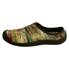 KEEN(キーン) フラットシューズ 24.5 レディース - ライトイエロー×カーキ×マルチ クロッグスニーカー/インソール取外し可