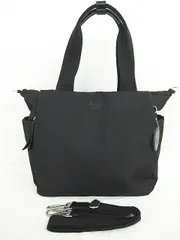 良品 kanana project カナナプロジェクト 2WAY ハンドバッグ ショルダーバッグ 大 DYLサリール2 35955 黒 ブラック LF005-0212-7