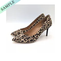 23.5cm/No.787/サンプル品（102527）/SEVEN TWELVE THIRTY/セヴン トゥエルヴ サーティ  LovelyWalkプラス ポインテッドパンプス （ヒョウ）