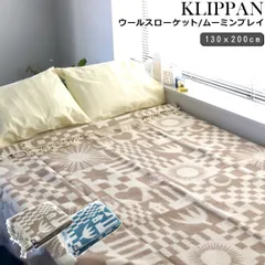 クリッパン ウールスローケット ムーミンプレイ 130×200cm 80周年記念 KLIPPAN 毛布 ブランケット ひざ掛けのサムネイル