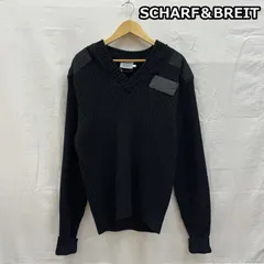 古着 SCHARF＆BREIT USA製 ウール コマンド ニット セーター ミリタリー Vネック プルオーバー メンズ L ISItems【USED】【古着】【中古】50153026