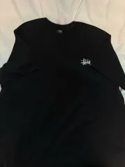 (XL) STUSSY ステューシー ブラック 半袖 Tシャツ