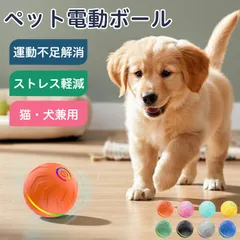 ペット用 電動おもちゃボール 自動回転 不規則 動作 光る USB充電 Type-C対応 2モード 切替 静音 設計 犬 猫 兼用 室内 遊び 留守番 運動不足 対策 ストレス 軽減 小型 約6.6cm TPE素材 丈夫 噛みつき 対応 分解可能 水洗い