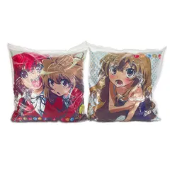 未使用 ジパング 2点 まとめ売り とらドラ！ スクエアクッション ぬいぐるみ   タグ付き