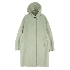 美品 MACKINTOSH LONDON マッキントッシュロンドン 長袖 ニットコート 40 グレー フーディー レディース 古着