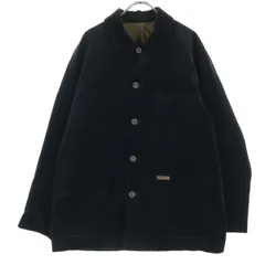CROCODILE クロコダイル ワンポイントロゴ 長袖 コットンジャケット L ブラック 胸ポケット メンズ 古着のサムネイル