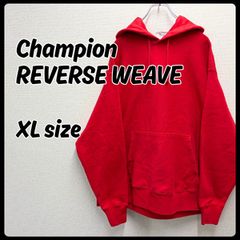 アーチロゴ】☘チャンピオン☘赤☘新品☘リバースウィーブ ☘XL☘タグ 