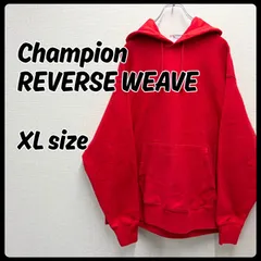 Champion Reverse Weave パーカー XLサイズ レッド 古着 メンズ チャンピョン