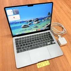【動作確認済み】 MacBook air 13インチ 2022 アップル Apple M2 24GB 512GB 動画編集可能 カメラ内蔵 ノートPC ノートパソコン SSD搭載 macOSインストール済み 【4075】