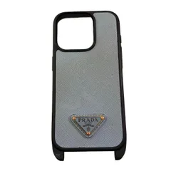 B097 PRADA（プラダ）iPhoneケース サフィアーノ トライアングルロゴ iPhone 13 Pro 14 Pro