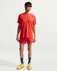 ナイキ NIKE ストライド メンズ Dri-FIT 13cm ランニングショートパンツ (インナー付き) IF2039 696 ラクトクリムゾン レッド ポケット