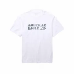 アメリカンイーグル AMERICAN EAGLE メンズ Men's 半袖 Tシャツ AE Logo Graphic T-Shirt ホワイト White