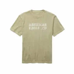 アメリカンイーグル AMERICAN EAGLE メンズ Men's 半袖 Tシャツ AE Logo Graphic T-Shirt オリーブ Olive