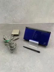 【動作OK・安心補償】 ニンテンドー DS Lite  コバルトブルー 本体  USG-001 動作確認済み 純正アダプター付属 0212-214